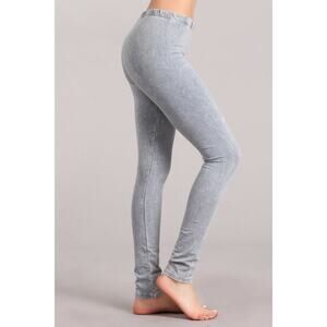 Chatoyant Mineral Wash Legging Silver Small